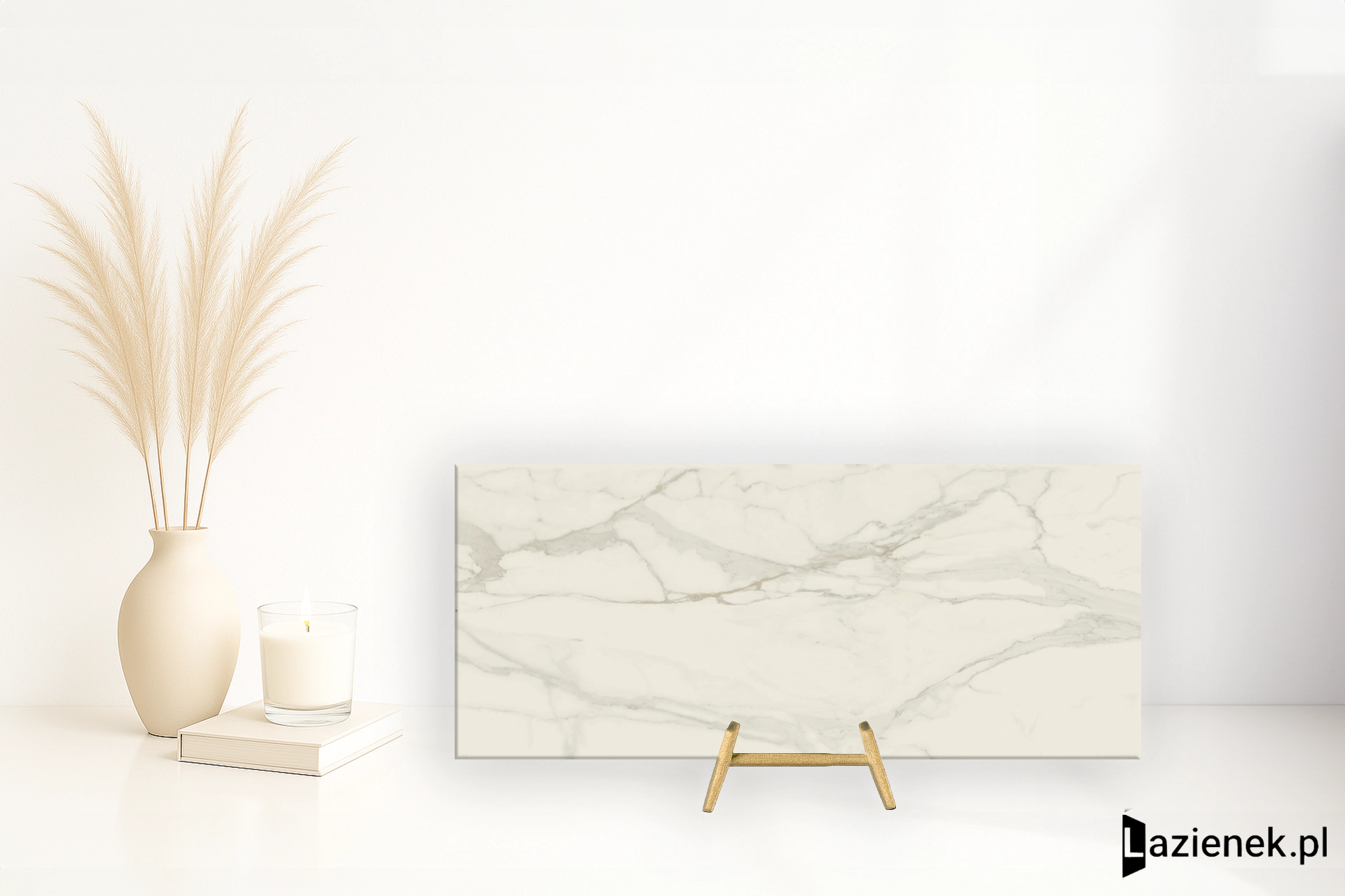Cotto D'este Starlight Calacatta Supreme błyszcząca 120x278 cm gr. 4 mm - płytka rektyfikowana / EK6KS00